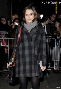 Le Manteau à carreaux de Keira Knightley