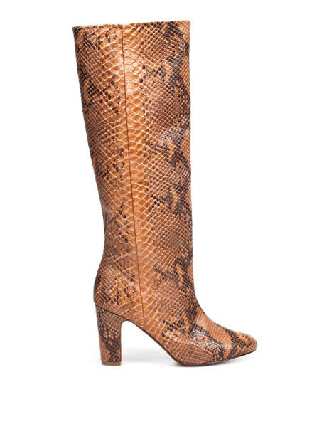 Les bottes python Zara.