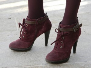 Boots bordeaux Eden Shoes.