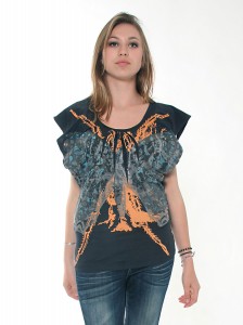 Tee-shirt papillon Ichi pour plan-fashion.