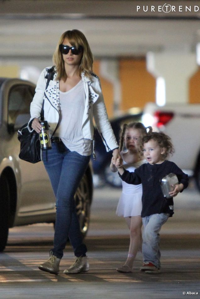 Nicole Richie et ses enfants.