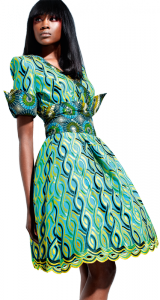 Une robe Vlisco.