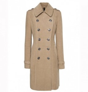 Manteau beige Mango.