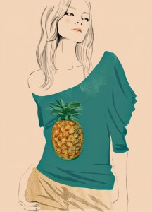 Le tee-shirt Ananas.