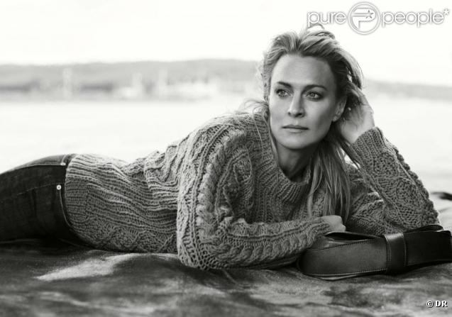 Robin Wright pour la campagne du pull Marilyne